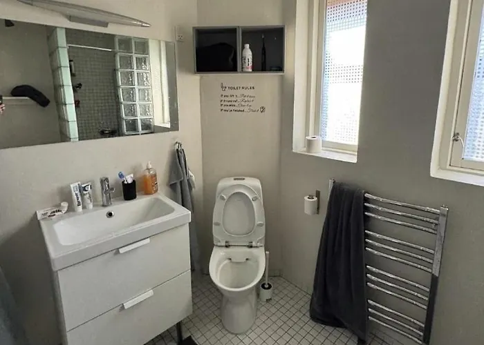 The Sunflower - Huge 240m2 7-bedroom House For 16 People - Free Parking - 15 Beds, 2 Kitchen & 3 Bathrooms Διαμέρισμα Munkebo